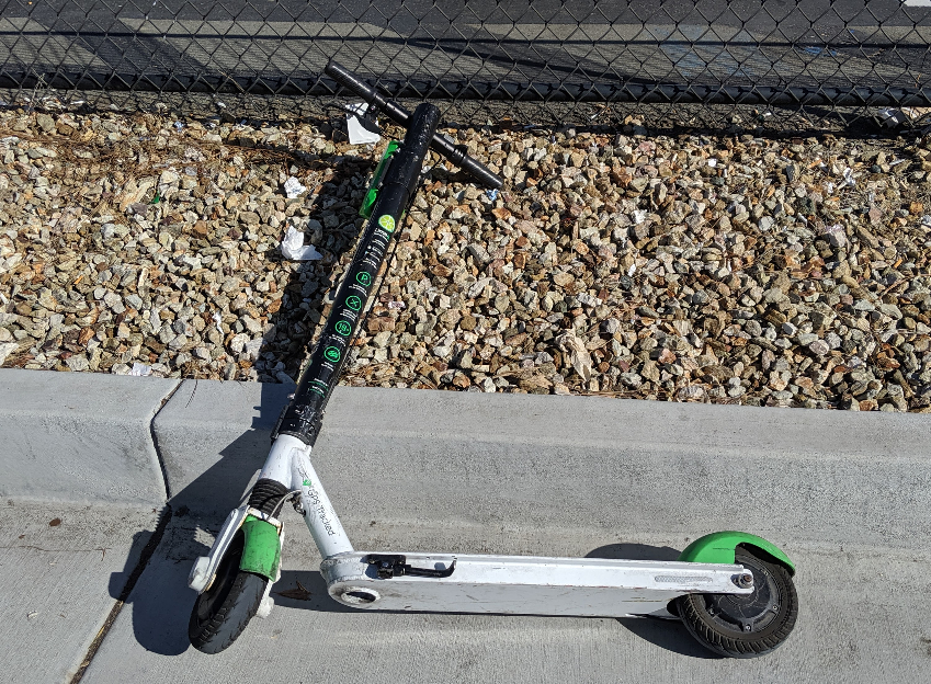 Discarded Electric Scooter