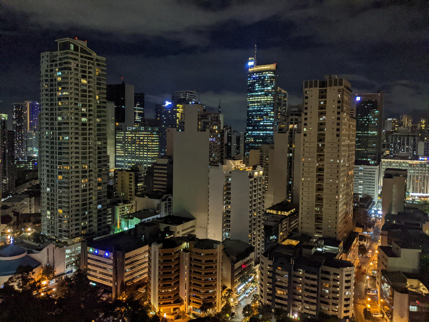 Manila at night