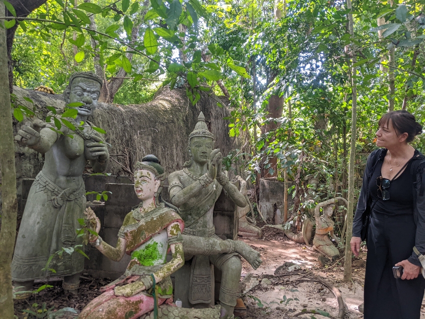 A Haunted statue park near Bangkok